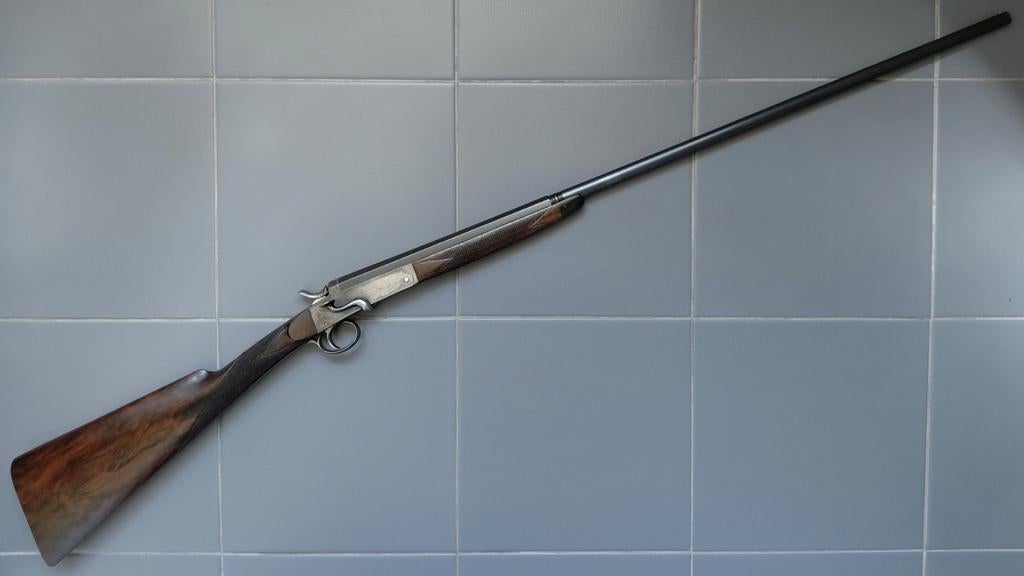 Antiek Brits enkelloops hagel geweer kal .410 zwartkruit, Ophalen of Verzenden