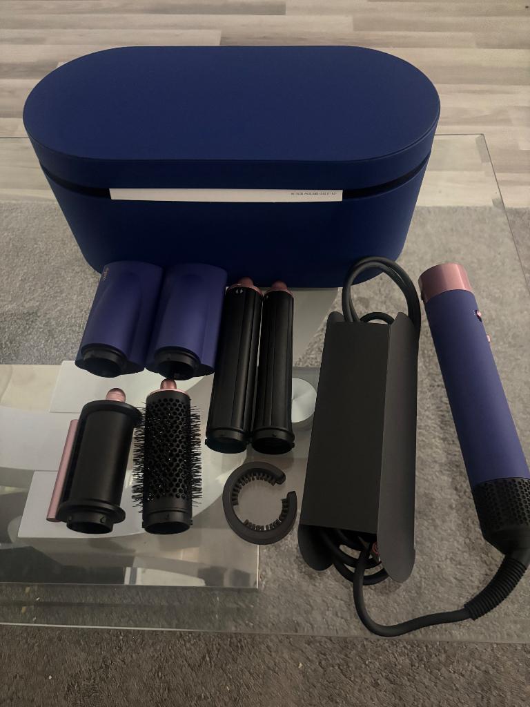 Dyson Airwrap Complete Long blauw, Ophalen, Nieuw, Föhn of Haardroger