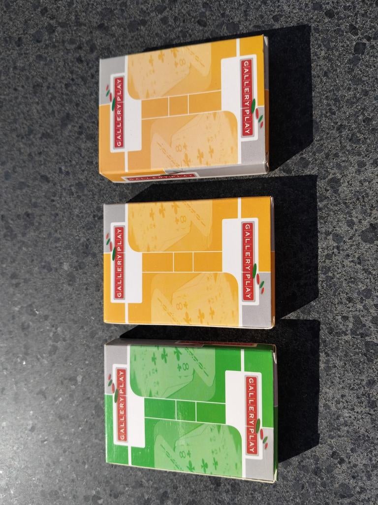 Drie nieuwe speelkaarten, Ophalen of Verzenden, Nieuw, Speelkaart(en)