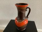 Ilkra keranmiek vaas oranje/bruin West Germany, Ophalen of Verzenden