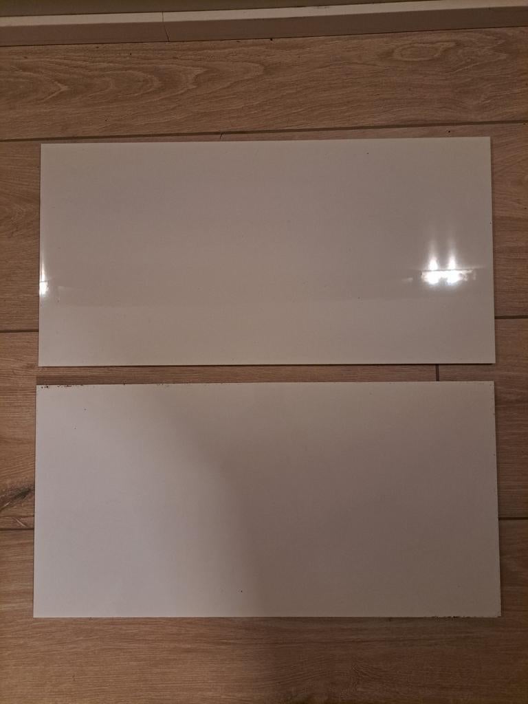 Wandtegels wit glans 600x300 mm, Ophalen, Nieuw, Minder dan 20 cm, Minder dan 5 m²
