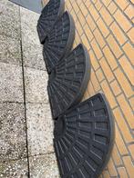Parasoltegels (4 stuks) - Vulbaar met water/zand, Tuin en Terras, Ophalen of Verzenden, Gebruikt, Parasolvoet