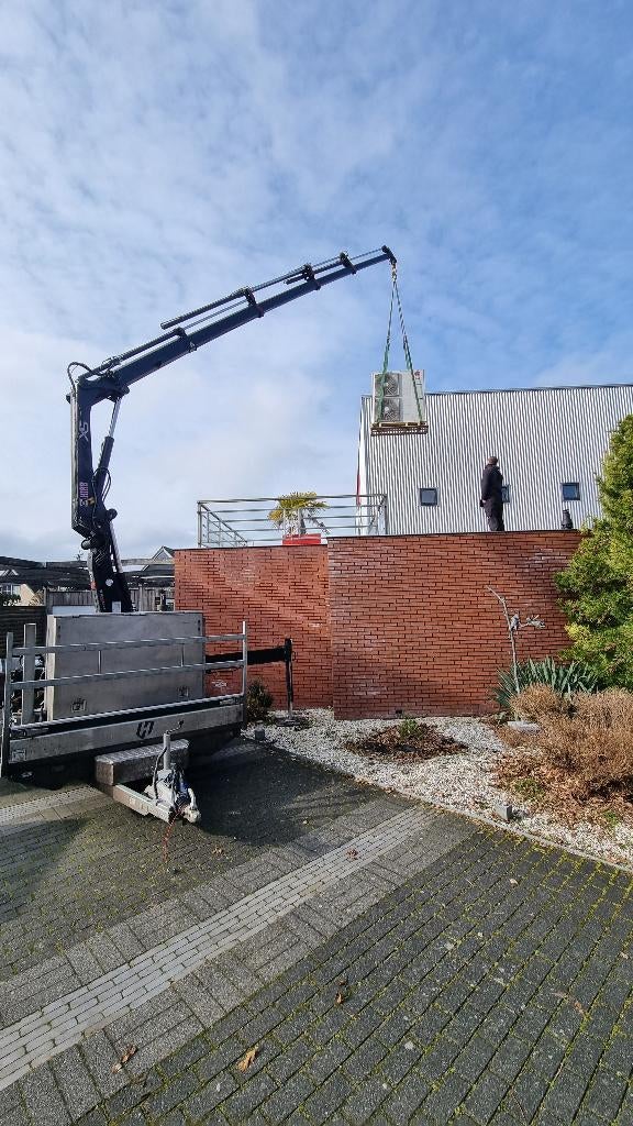 HIAB Hi-Duo 077 Kraan autolaadkraan compactkraan radiobedien, Ophalen, Gebruikt, Overige merken