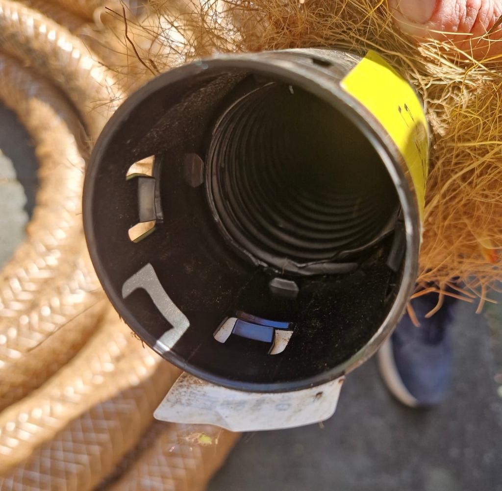 Drainage buis kokos, 60mm, +/- 12 meter, Ophalen, Pvc, Overige typen, Nieuw