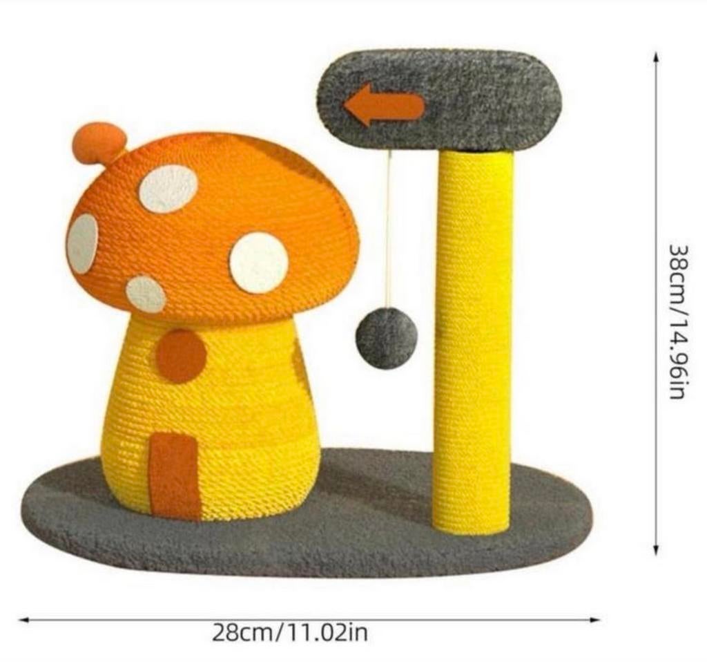 Krabpaal van Paddelstoel, Ophalen of Verzenden, Nieuw, Krabpaal