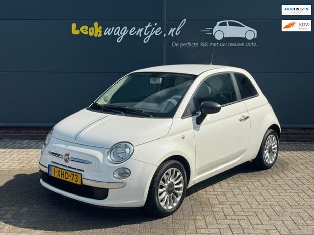 Fiat 500 0.9 Turbo Popstar *airco *bluetooth *lichtmet. 15, Voorwielaandrijving, Stof, Gebruikt, Origineel Nederlands