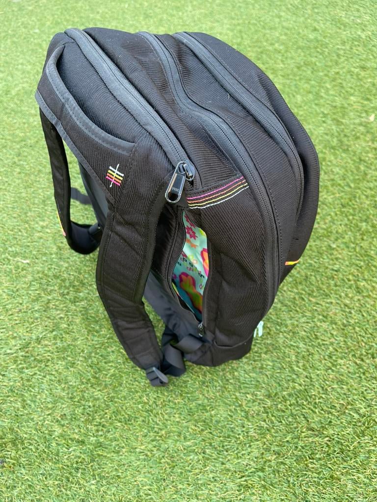 Dakine Rugtas 33L Black-abstract lichtblauw voering, Ophalen of Verzenden, Zo goed als nieuw, Overige merken