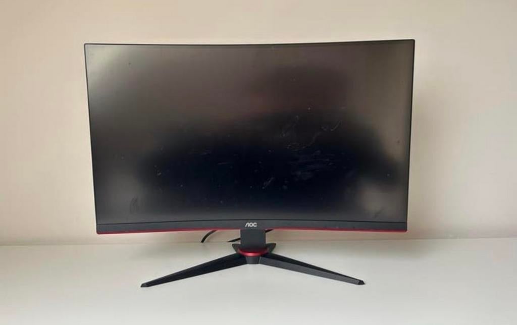 AOC curved monitor 27 inch 240hz, Computers en Software, Monitoren, Ophalen of Verzenden, Gebruikt, 201 Hz of meer, Curved