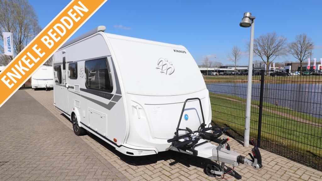 Knaus Sudwind 60 Years 500 EU - 2021/22 Mover Casetteluifel, Caravans en Kamperen, Schokbreker, Rondzit, Bedrijf, 5 tot 6 meter