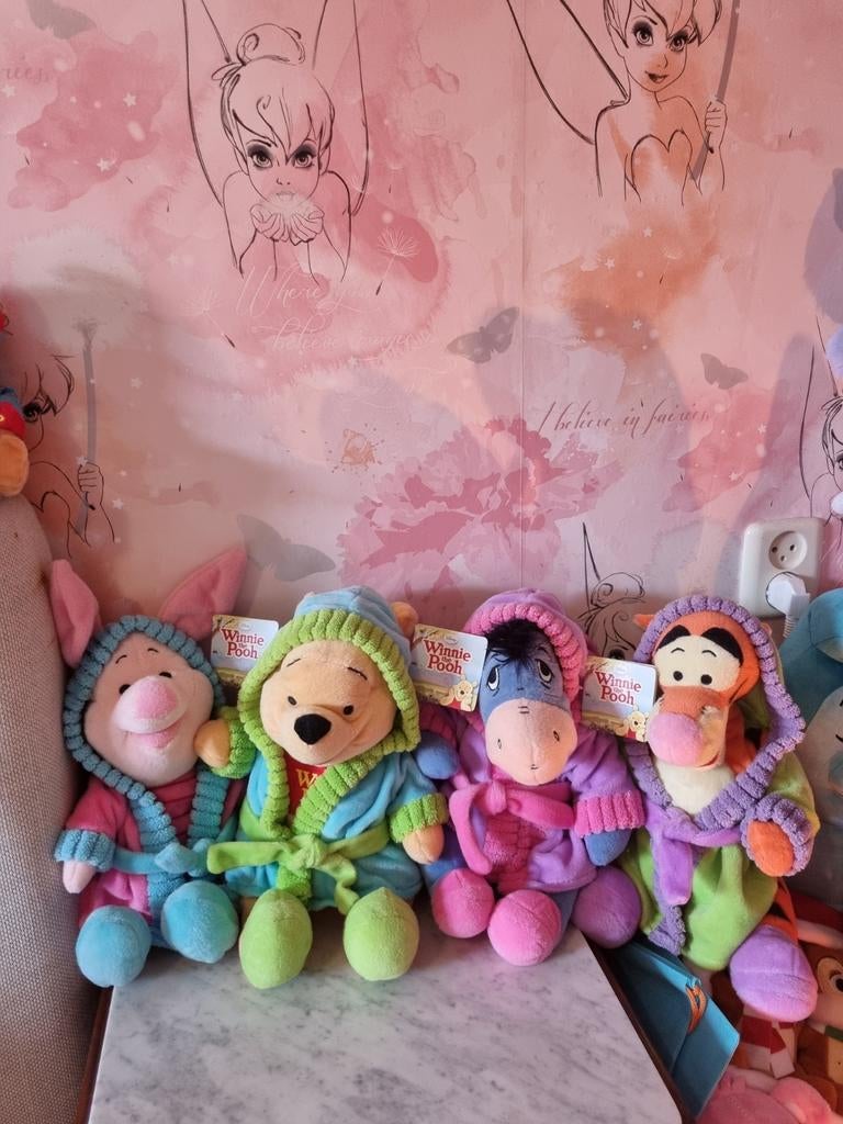 Winnie de Poeh knuffels in badjas, Ophalen of Verzenden, Overige typen