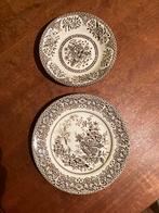 Bordje & schaaltje Staffordshire English Ironstone Tableware, Antiek en Kunst, Antiek | Servies los, Ophalen of Verzenden