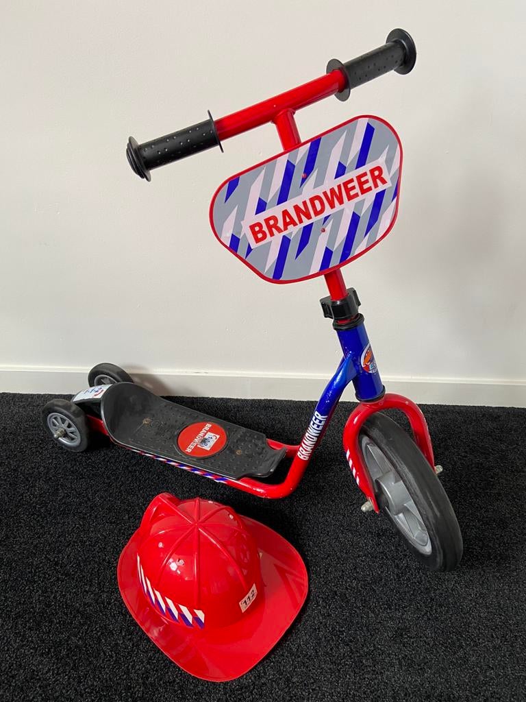 Kinderstep / step brandweer, E&L cycles, Ophalen, Gebruikt, Gewone step