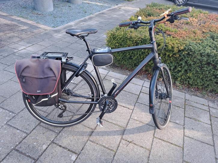 Koga F3 5.1 Traveller maat 57 ( 1.80-1.90 meter ) zwart, Fietsen en Brommers, Fietsen | Heren | Herenfietsen, Gebruikt, Overige merken