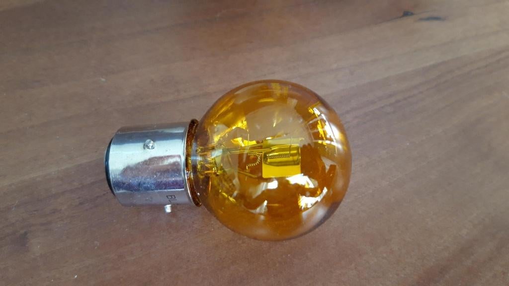 Oldtimer lampen 6V 45/40W, BA21d, geel, Auto-onderdelen, Ophalen of Verzenden, Nieuw, Oldtimer onderdelen