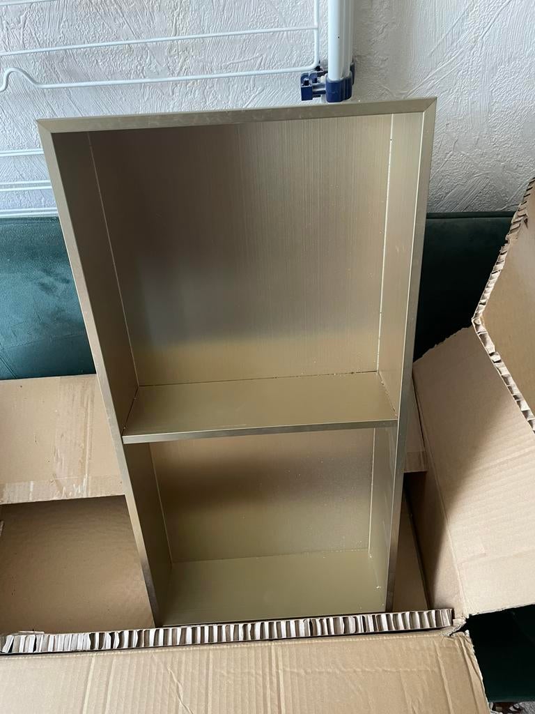 Inbouwnis douche messing, Ophalen, Zo goed als nieuw