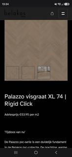 Pvc click incl geïntrigeerde ondervloer 7 mm Belakos kleur74, Ophalen, Nieuw, 75 m² of meer, Overige typen