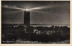 Terschelling Vuurtoren Brandaris bij nacht OM235, Verzamelen, Ansichtkaarten | Nederland, Ophalen, 1940 tot 1960, Gelopen, Waddeneilanden