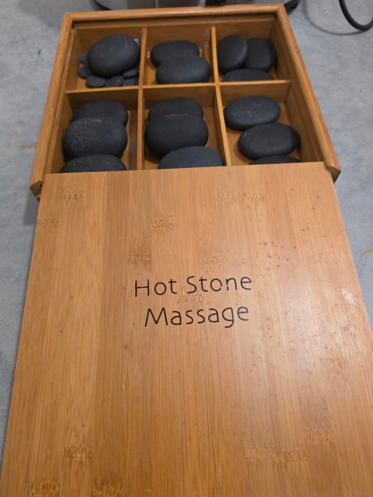 Hot stone massage pakket, Ophalen
