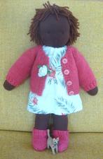 Antroposofische pop ca. 36 cm, handgemaakt, incl. kleding, Kinderen en Baby's, Speelgoed | Poppen, Ophalen of Verzenden, Nieuw