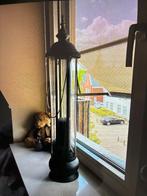 2 Grote windlichten met kaarsen en steentjes, Ophalen, Gebruikt, Metaal, 50 tot 75 cm