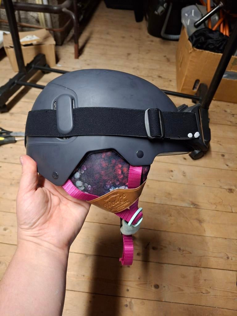 Kinder skihelm, maat M 53-55 cm, incl. skibril, Ophalen, Minder dan 100 cm, Overige typen, Overige merken