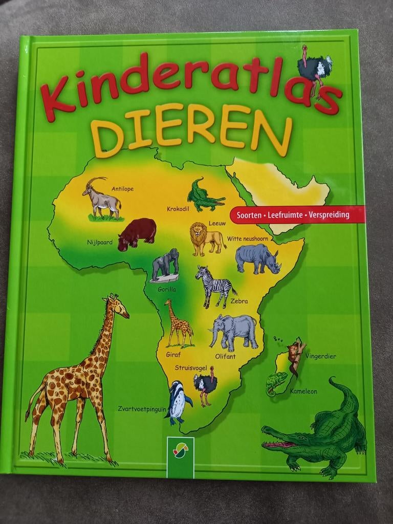 Kinderatlas dieren, Ophalen of Verzenden, Gebruikt
