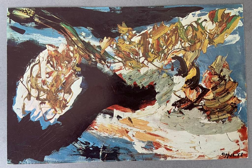 Karel Appel, feest in Lapland, Verzamelen, Ansichtkaarten | Themakaarten, Ophalen of Verzenden, Sterren en Beroemdheden