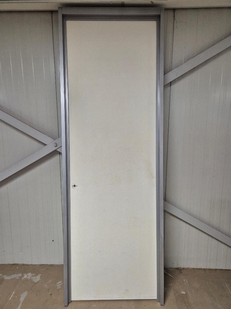 Partij binnendeur deur met kozijn systeemwand ( 544 ), Ophalen, Gebruikt, 120 cm of meer, Binnendeur