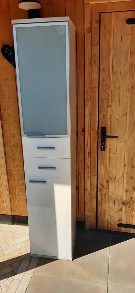 Hoogglans badkamermeubel., Huis en Inrichting, Ophalen, (Half)hoge kast, 50 tot 100 cm, 150 tot 200 cm
