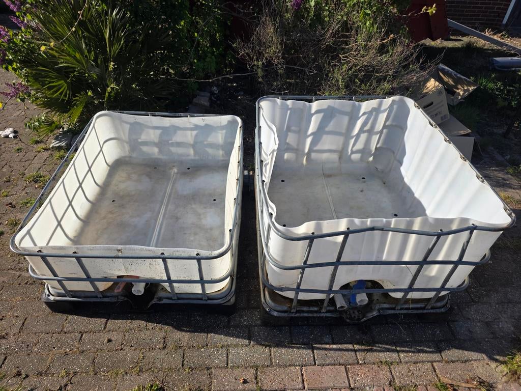 2x hooibak / ibc krat, Dieren en Toebehoren, Ophalen, Gebruikt, Overige soorten