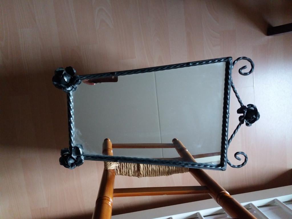 Spiegel Smeedijzer, Ophalen, Minder dan 50 cm, Zo goed als nieuw, Minder dan 100 cm