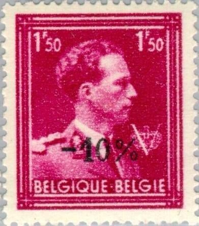 Y&T 724 R tot 724 T - Koning Leopold III- 1946– postfris XXX, Postzegels en Munten, Postzegels | Europa | België, Koninklijk huis