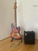 Unieke Jaco Pastorius fretless Jazzbass replica, Ophalen, Zo goed als nieuw, Elektrisch, Fretloos