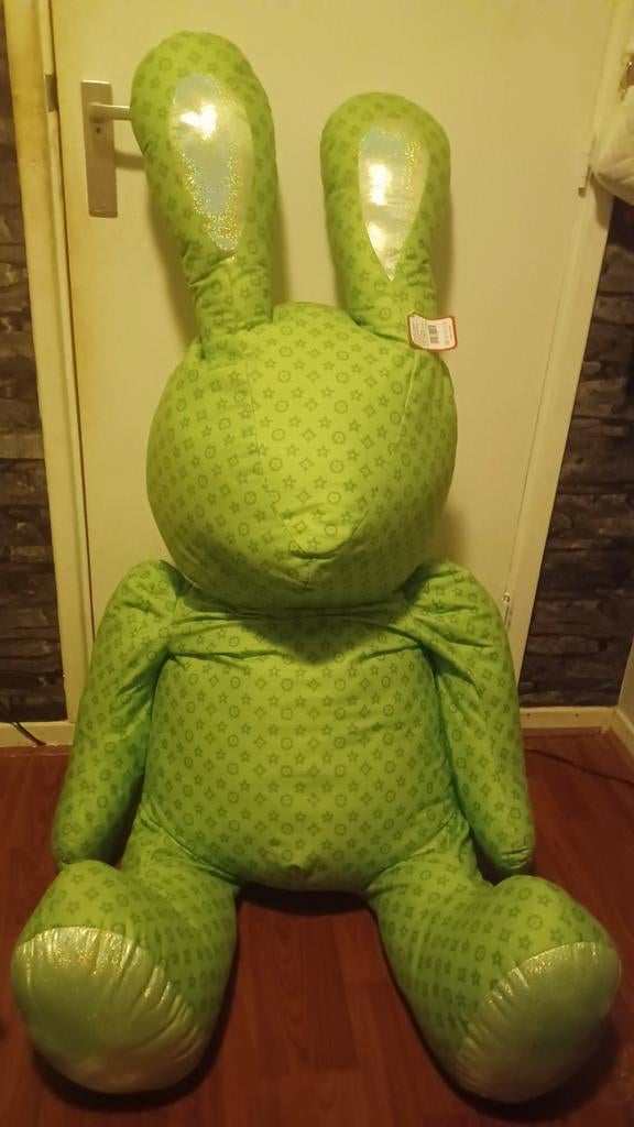 Groene Louis Vuitton Konijn Knuffel, Ophalen, Nieuw, Konijn