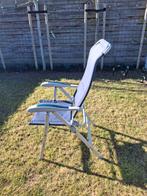 Wie o wie 4 x  aluminium camping tuin stoelen, Ophalen, Gebruikt, Campingstoel