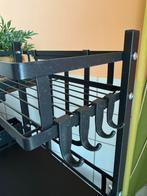 Hoge zwarte keuken organizer, Huis en Inrichting, Keuken | Keukenbenodigdheden, Ophalen, Overige typen, Zo goed als nieuw, Zwart