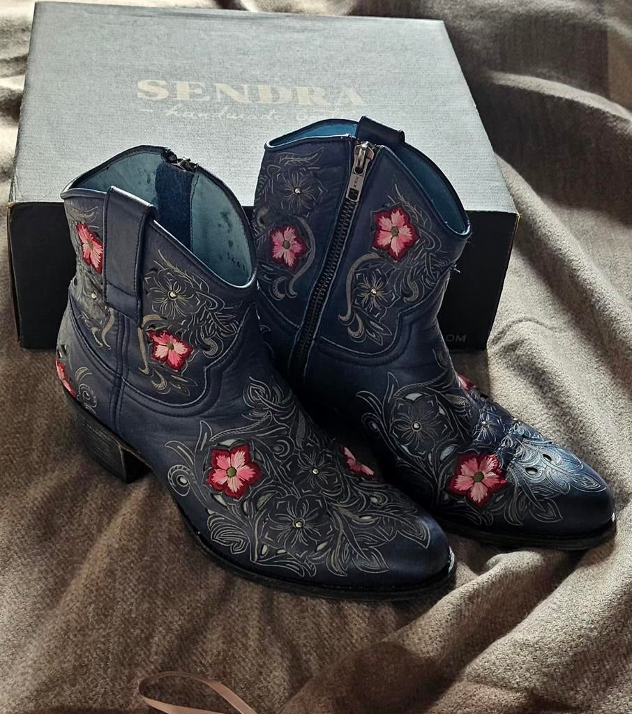 Sendra laarsjes maat 38, Sendra, Blauw, Lage of Enkellaarzen, Ophalen of Verzenden