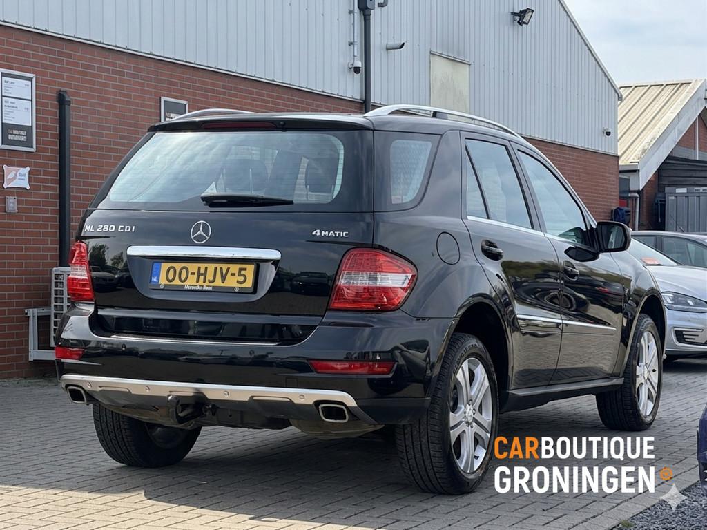 Mercedes M-klasse 280 CDI 4 matic 3500KG TREK | LEDER | TREK, Auto's, Mercedes-Benz, Automaat, Gebruikt, Zwart, 190 pk