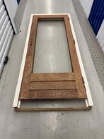 Deur+Kozijn+Dubbelglas, Ophalen, Gebruikt, 80 tot 100 cm, Buitendeur