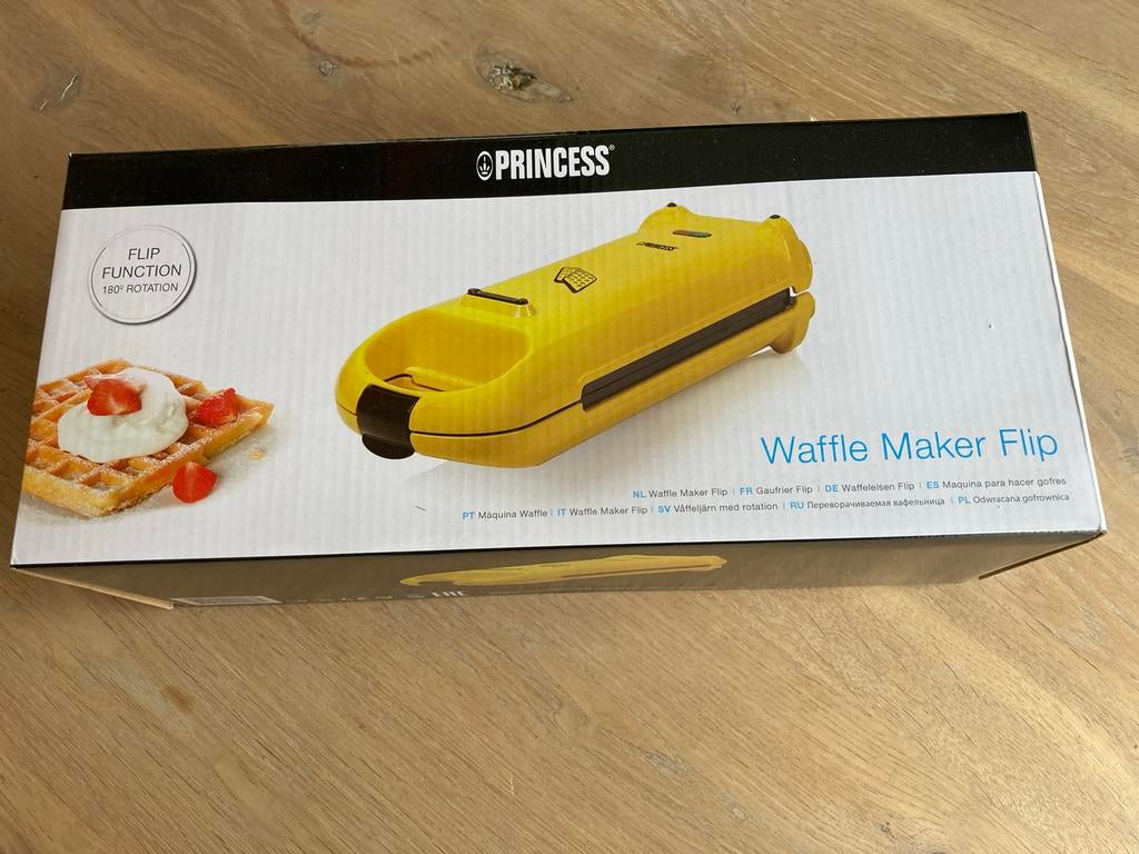 Princess Waffle Maker Flip, Witgoed en Apparatuur, Wafelijzers, Ophalen of Verzenden, Nieuw