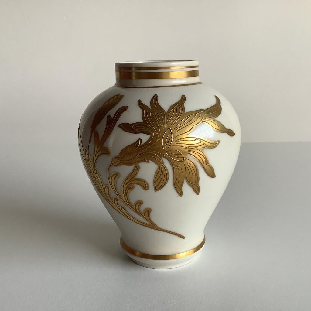 prachtig Art Nouveau Duits vaasje van Roloff, Ophalen of Verzenden