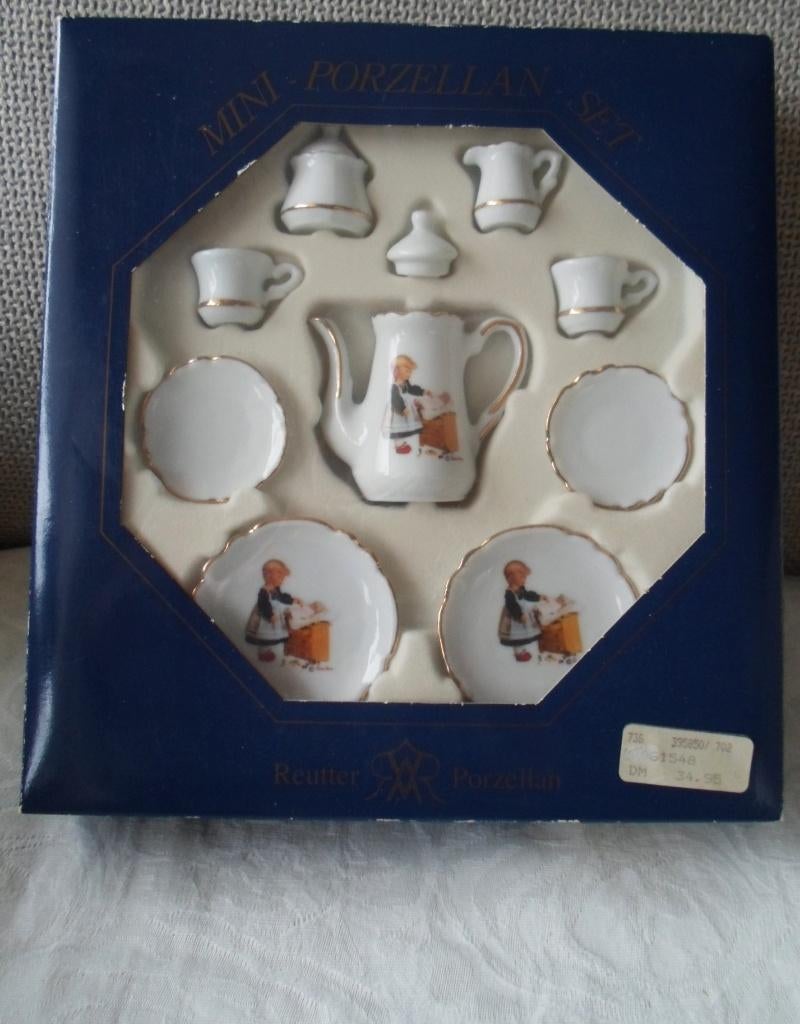 Käthe Kruse mini kinderserviesje in originele doos. Reutter, Verzamelen, Ophalen of Verzenden, Nieuw