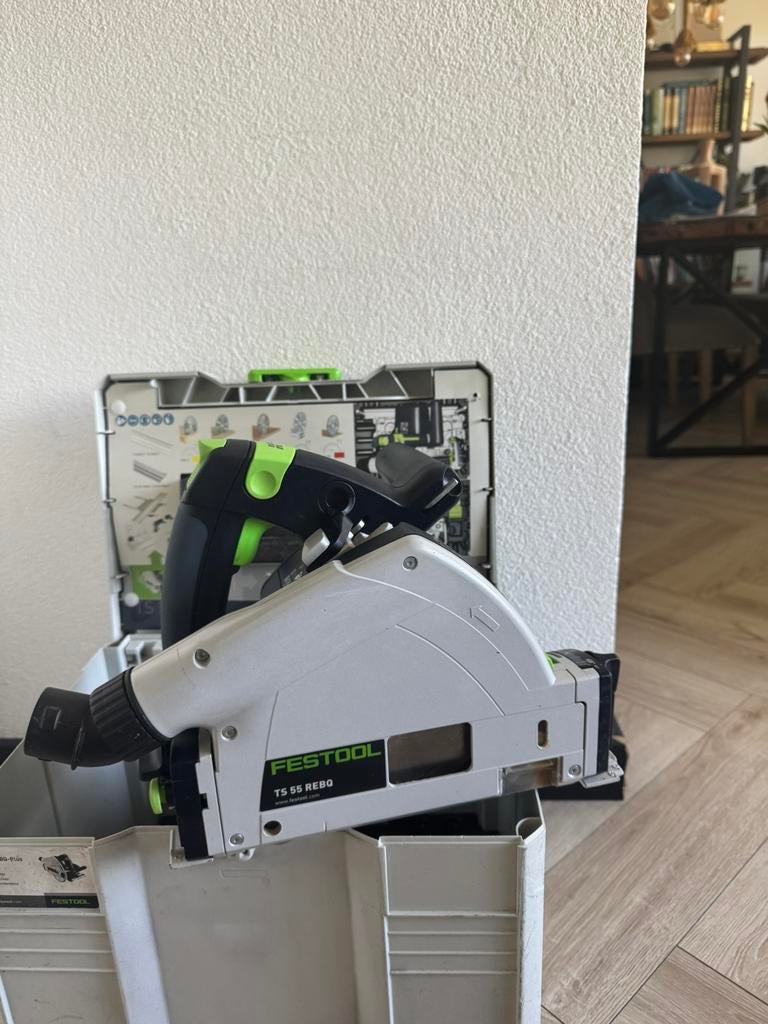 Festool ts 55 REBQ invalzaag, Doe-het-zelf en Verbouw, Ophalen, Gebruikt, Invalzaag, 30 tot 70 mm