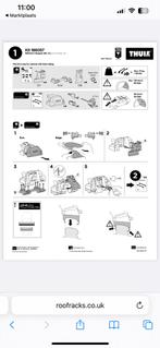 Thule kitset voor dakdragers 186057 - Gebruikt, Ophalen of Verzenden, Gebruikt
