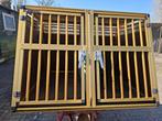 auto kooi bench hok honden, Dieren en Toebehoren, Ophalen, 65 tot 100 cm, Hondenhok, Zo goed als nieuw
