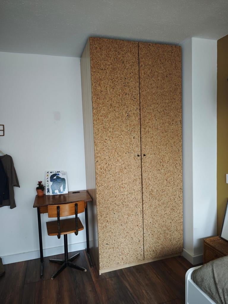 IKEA PAX Kast met kurk deuren - 100cm breed, Ophalen, Overige materialen, Met deur(en), Gebruikt