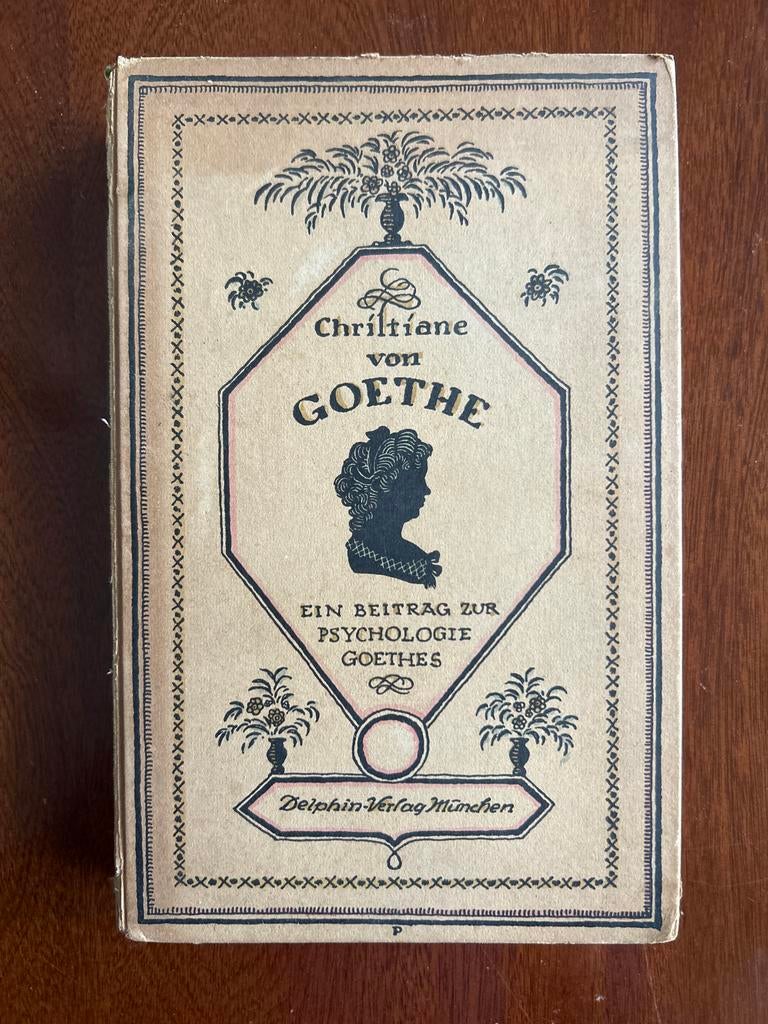 Christiane von Goethe - Ein beitrag zur psychologie Goethes, Ophalen of Verzenden, Gelezen, Kunst en Cultuur