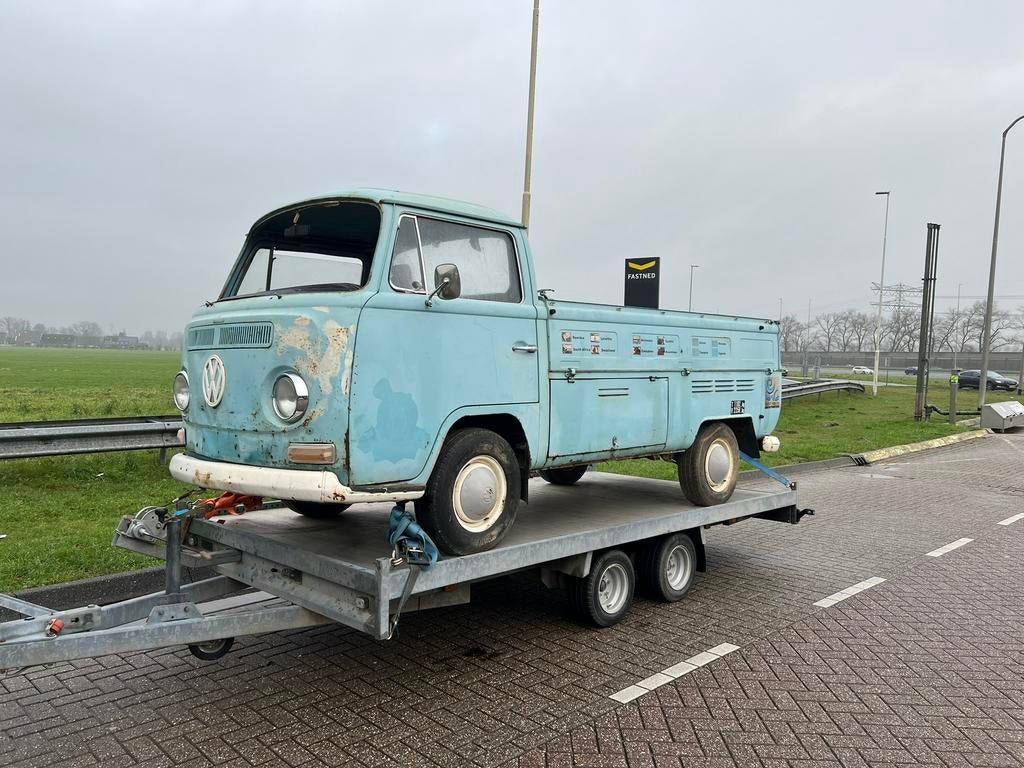 Volkswagen t2a pick up 1969 project, Auto's, Oldtimers, Achterwielaandrijving, Beige, Overige carrosserieën, Handgeschakeld