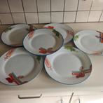 Alie kruse kolk  "Hollands bont" borden, Ophalen of Verzenden, Overige stijlen, Bord(en)