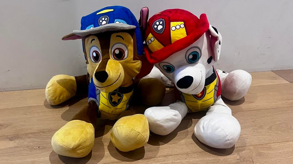 Paw patrol knuffels XXL 60 cm, Paw Patrol, Ophalen, Zo goed als nieuw, Hond